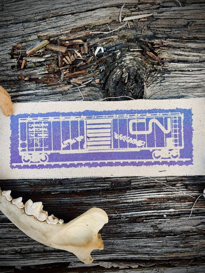 CN boxcar sew on patch