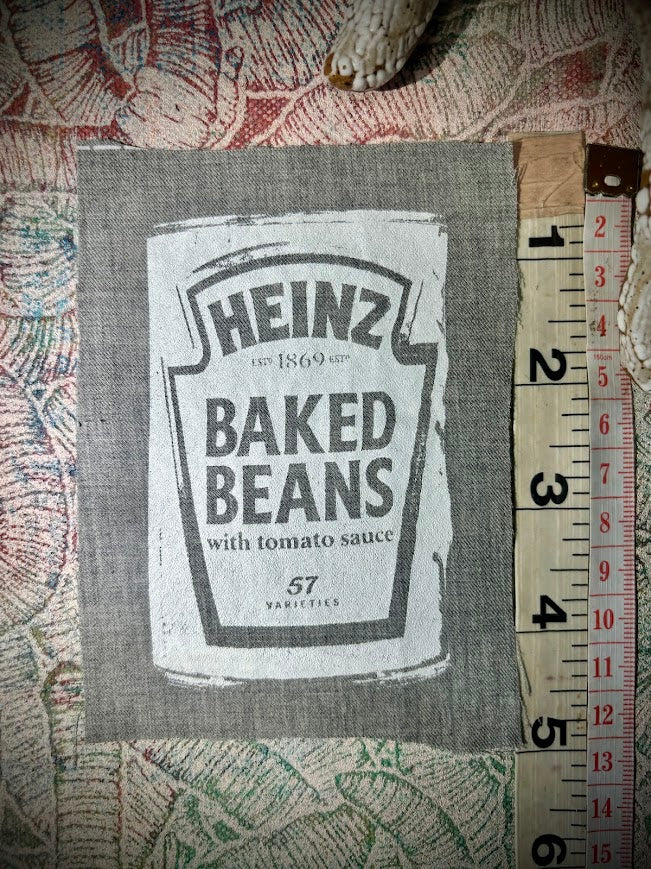 Heinz baked beans sew on patch