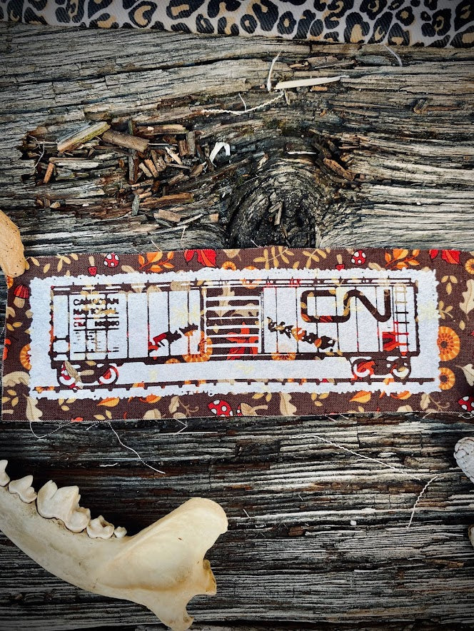 CN boxcar sew on patch