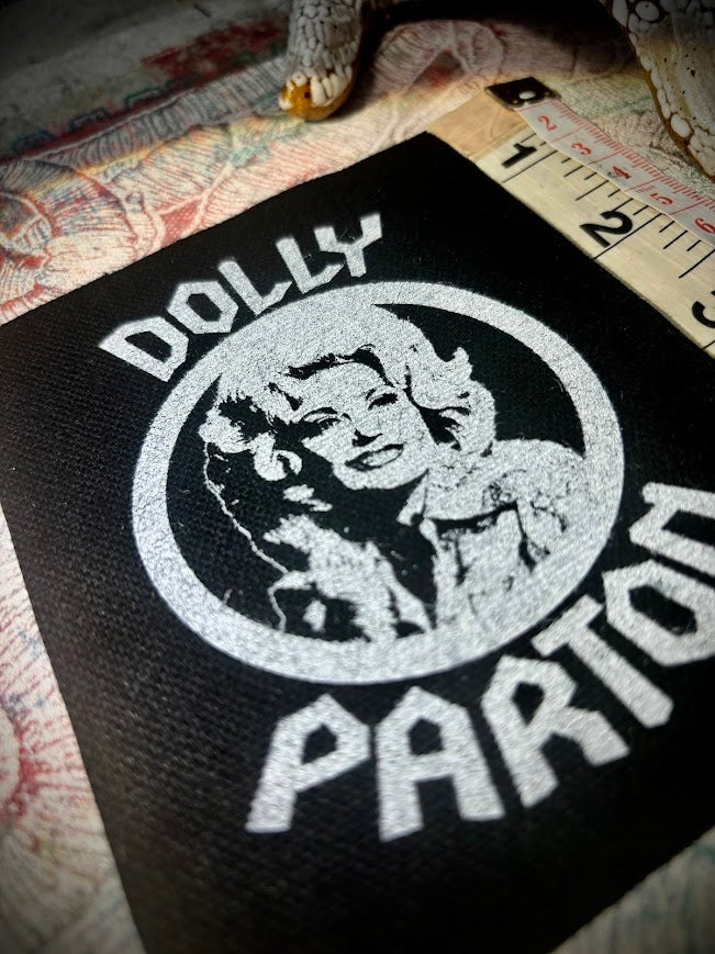 Dolly Parton heavy metal patch