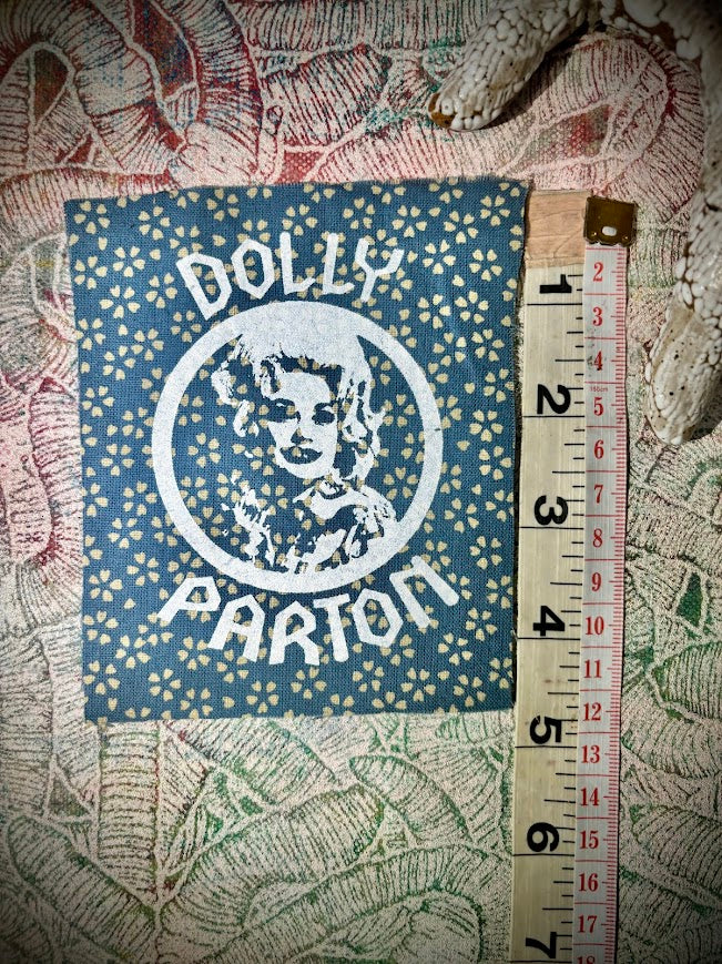 Dolly Parton heavy metal patch