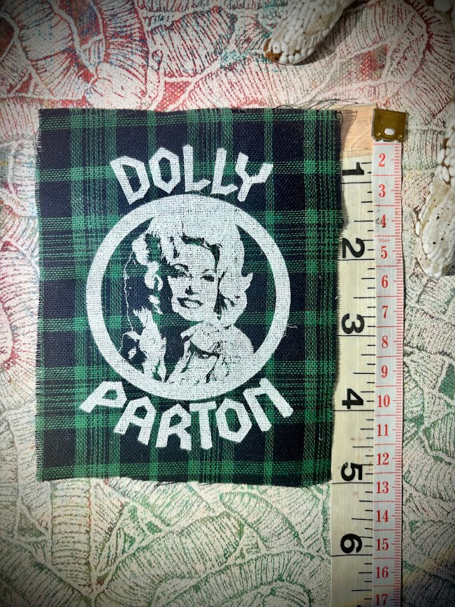Dolly Parton heavy metal patch
