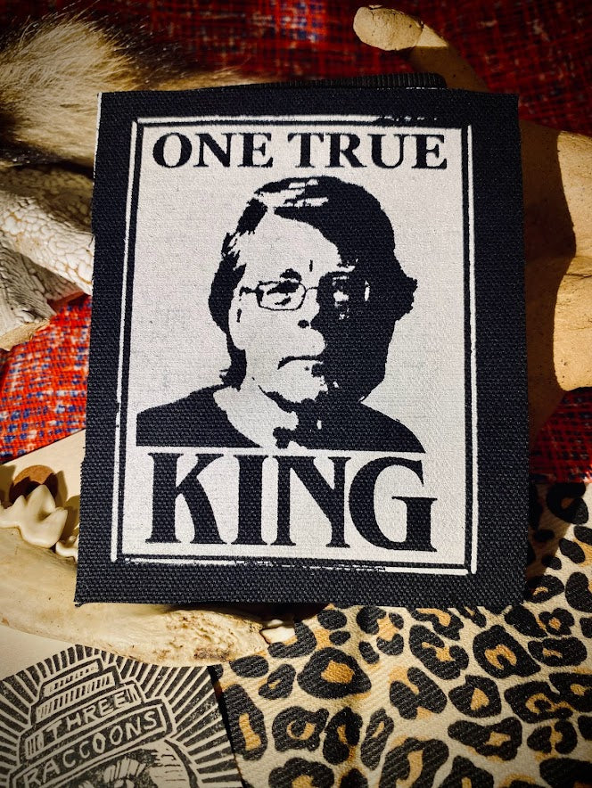 One True King! Stephen King sew on patch