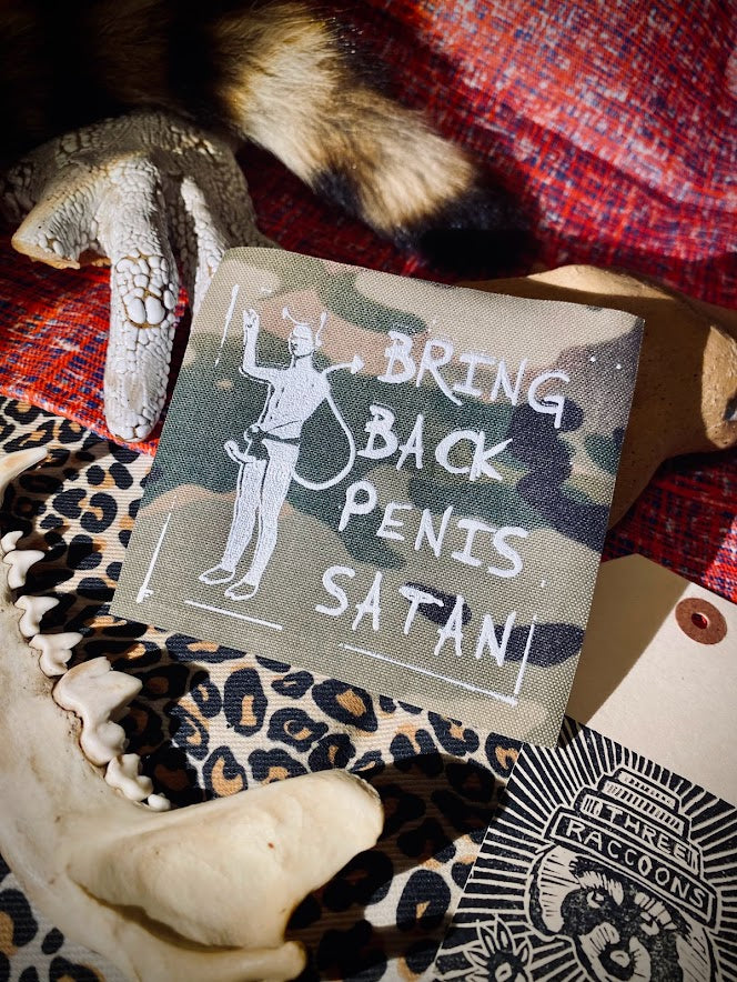 Bring Back Penis Satan sew on patch