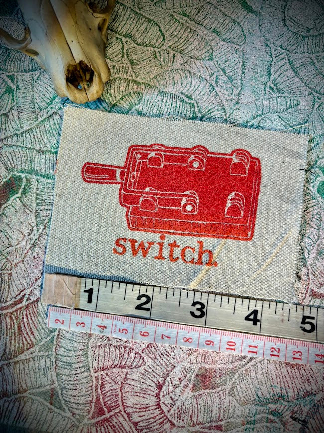 switch sew on patch