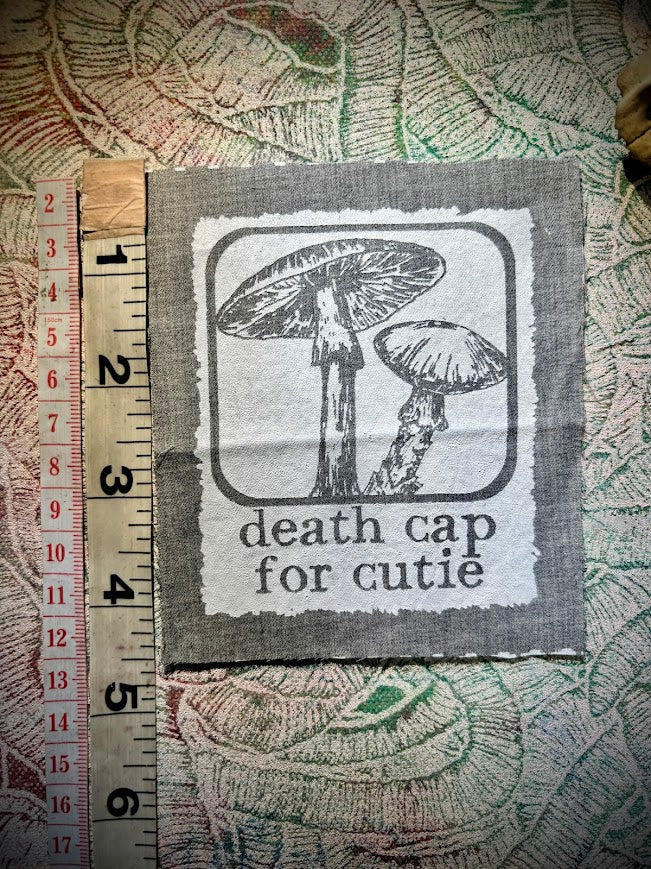 Death cap for cutie sew on patch