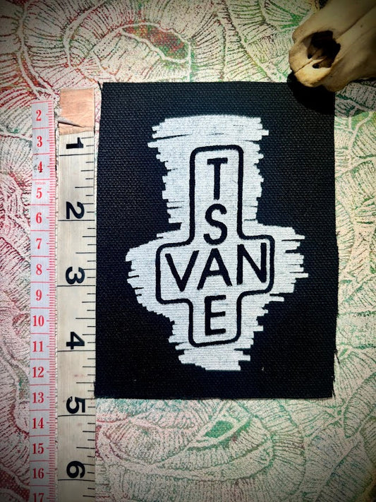 Inverted East Van Cross patch.