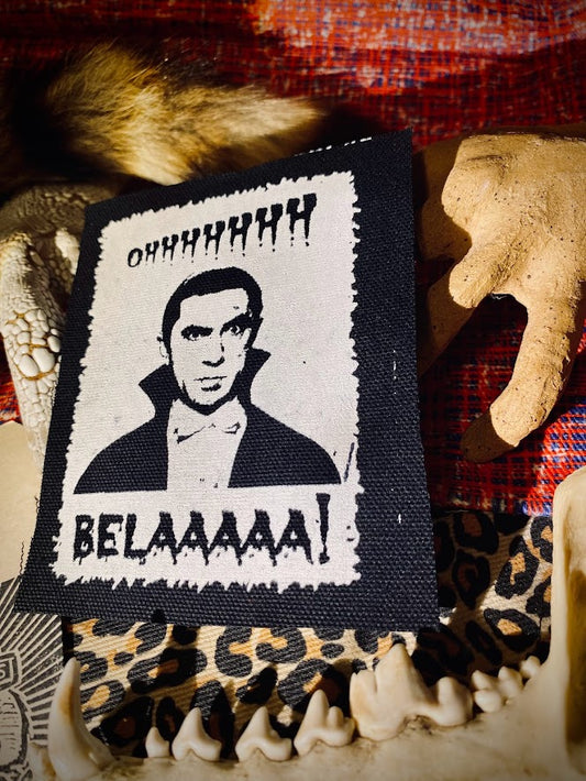 OHHHHHH! Belaaaaa! Bela Lugosi Bahaus sew on patch