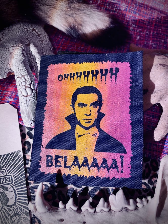 OHHHHHH! Belaaaaa! Bela Lugosi Bahaus sew on patch