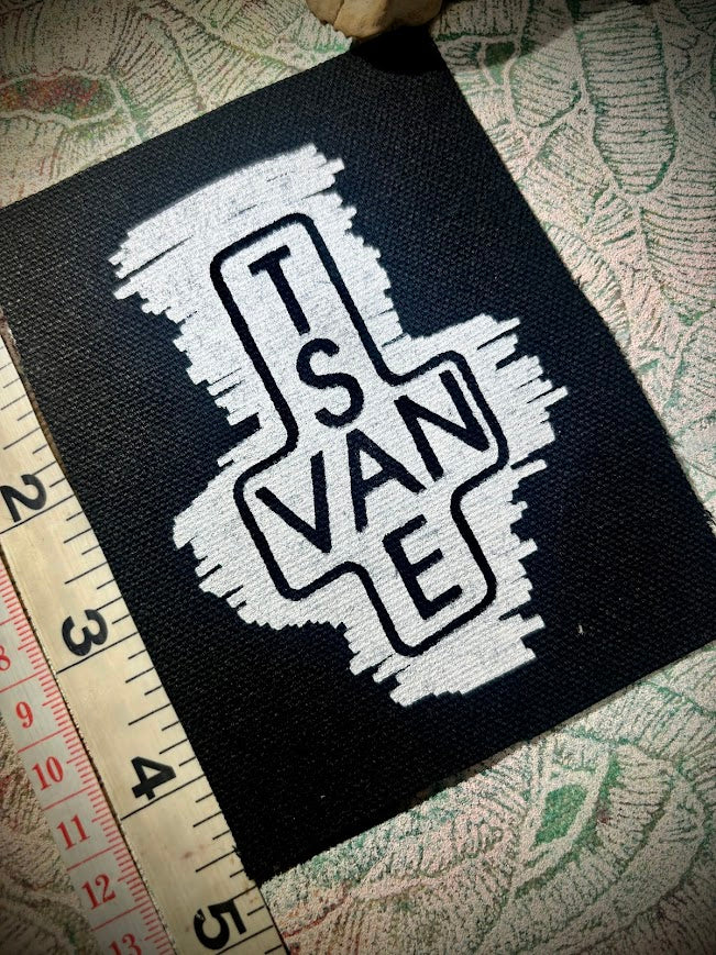 Inverted East Van Cross patch.