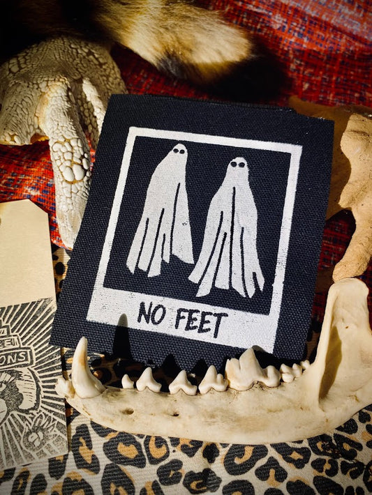 No Feet, sew on patch, from Beetlejuice