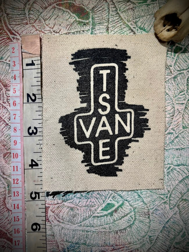 Inverted East Van Cross patch.