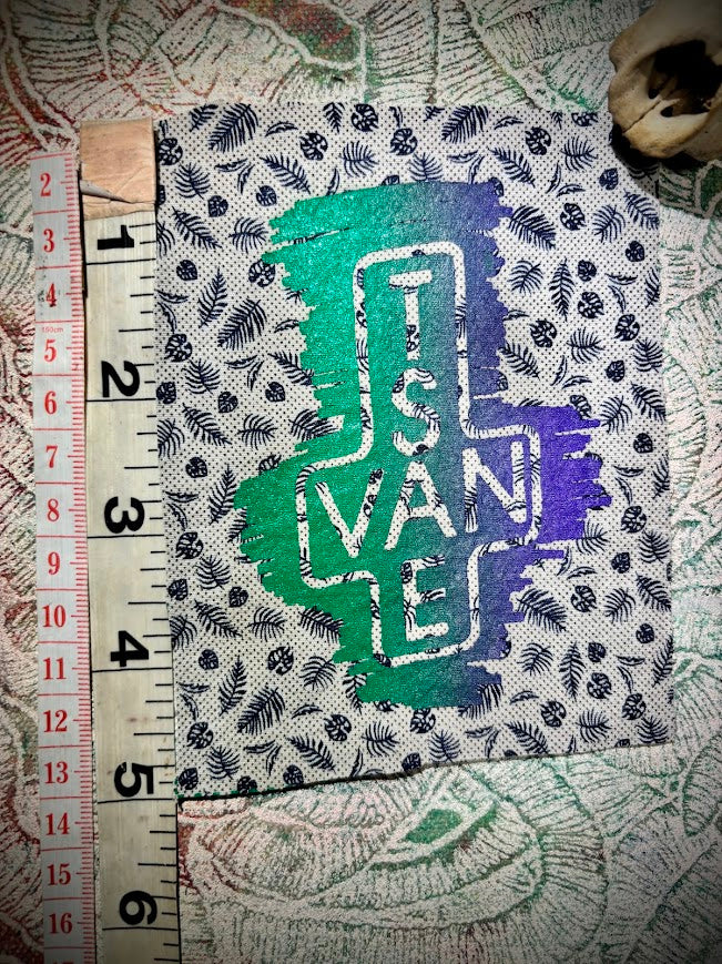 Inverted East Van Cross sew on patch