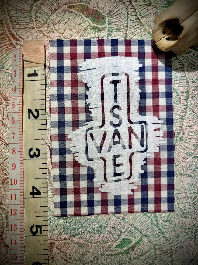 Inverted East Van Cross sew on patch