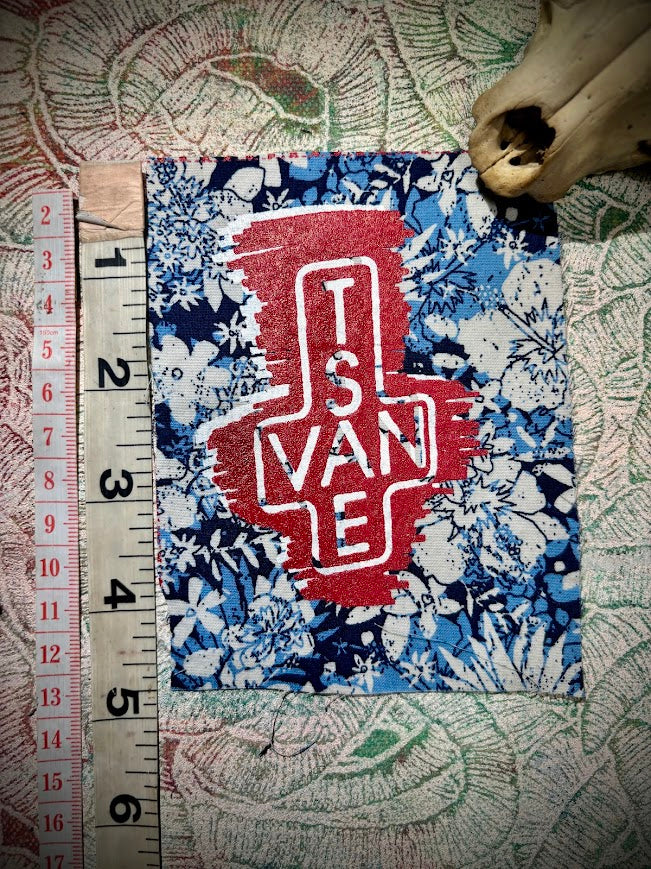 Inverted East Van Cross sew on patch
