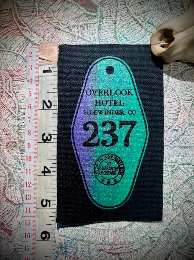 Room 237, overlook Hotel sew, The Shining, sew on patch