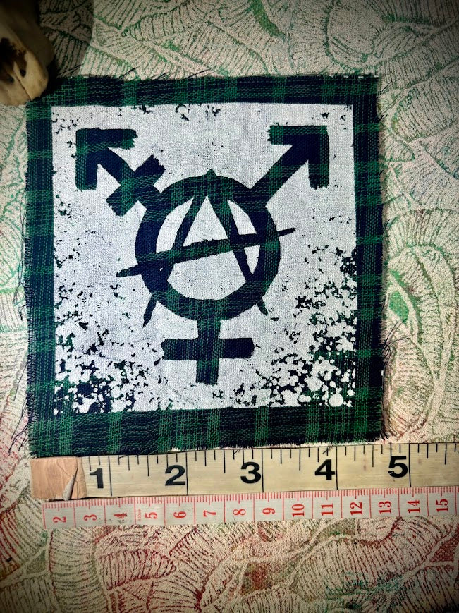 Trans-anarchy, gender anarchy sew on patch