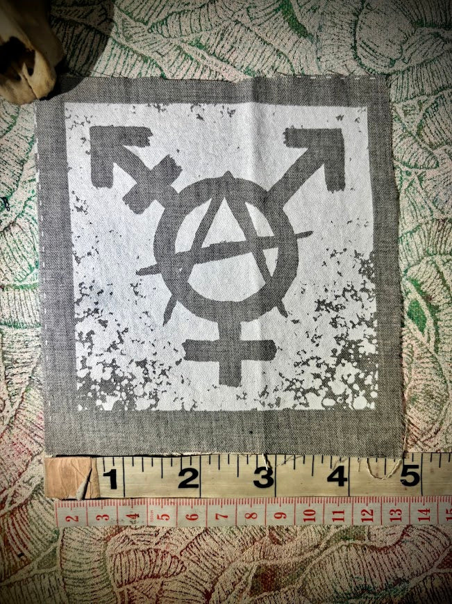 Trans-anarchy, gender anarchy sew on patch