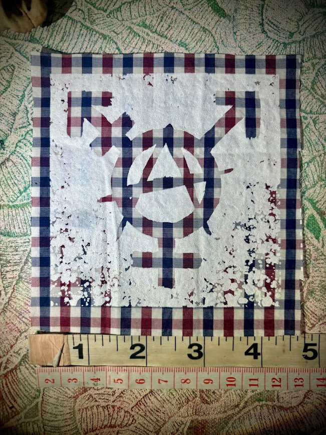 Trans-anarchy, gender anarchy sew on patch