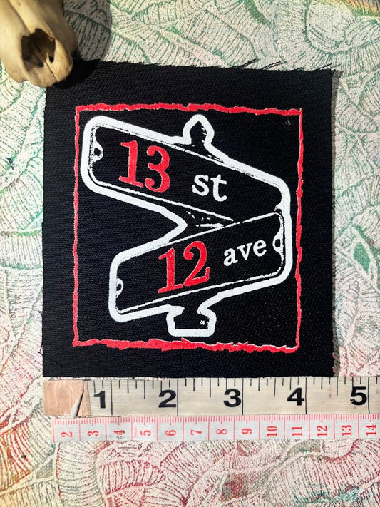 Corner of 13th and 12th patch.