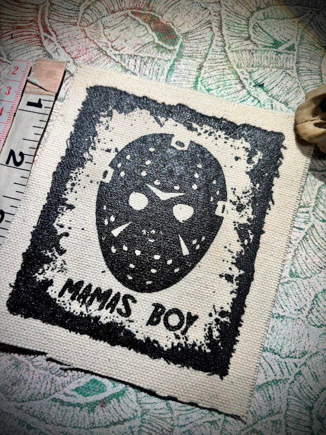 Jason, Mama's boy, Friday the 13th patch.