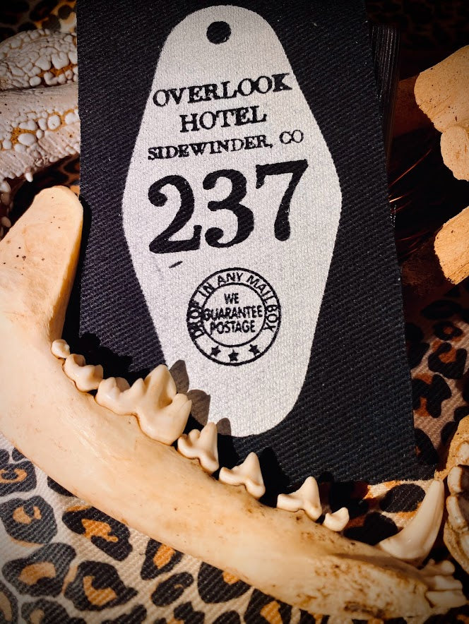 Room 237, overlook Hotel sew, The Shining, sew on patch