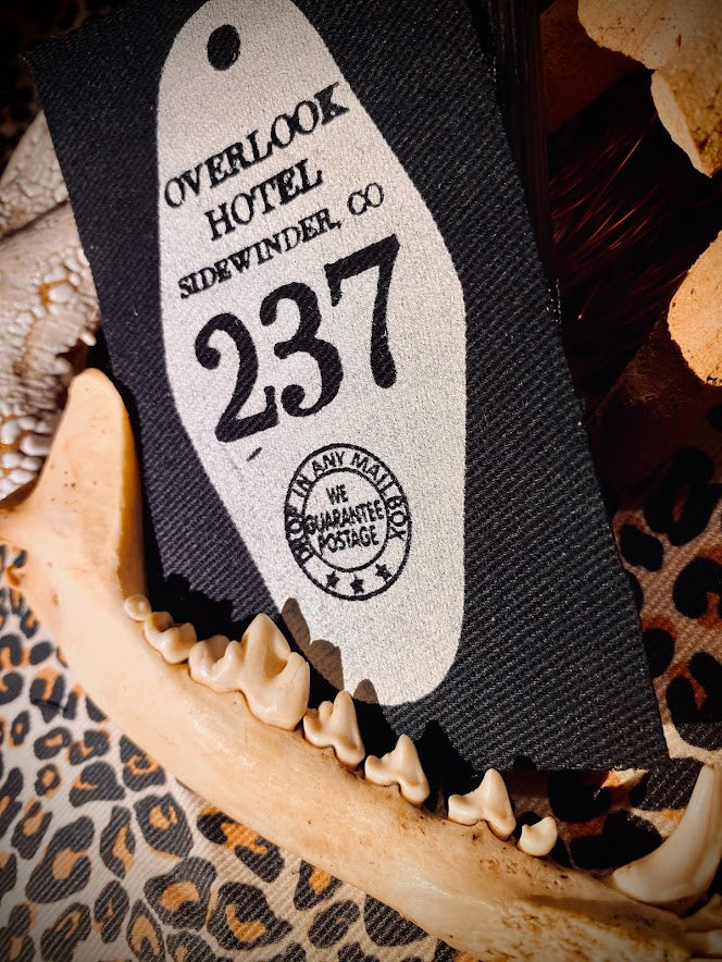 Room 237, overlook Hotel sew, The Shining, sew on patch