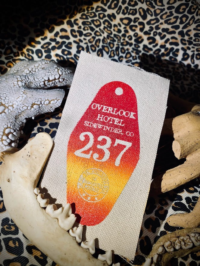 Room 237, overlook Hotel sew, The Shining, sew on patch