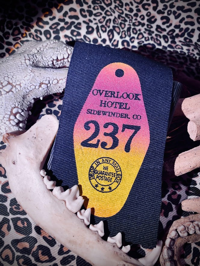 Room 237, overlook Hotel sew, The Shining, sew on patch