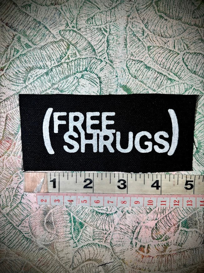 Free Shrugs sew on patch