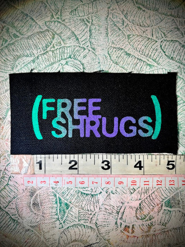 Free Shrugs sew on patch
