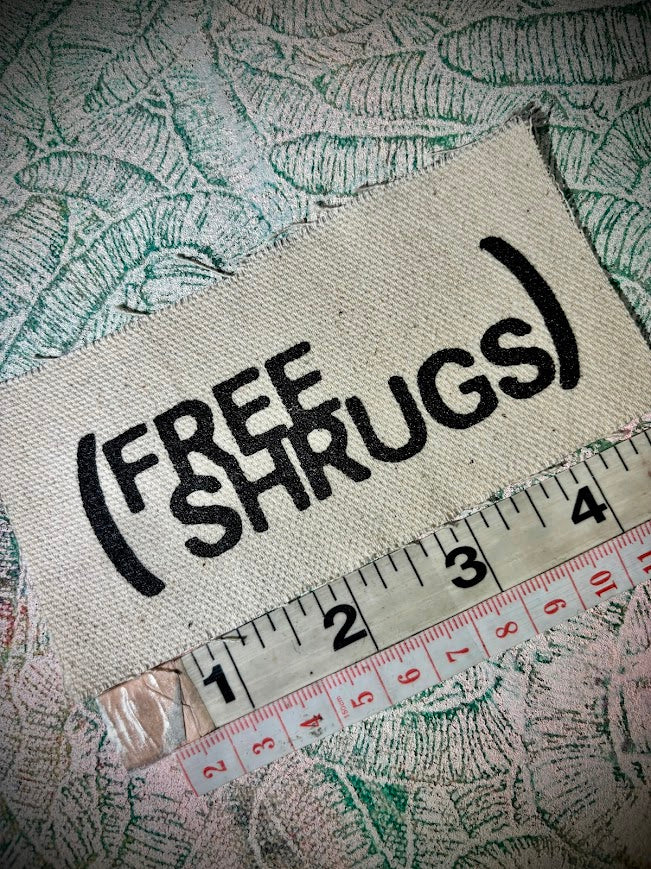 Free Shrugs sew on patch