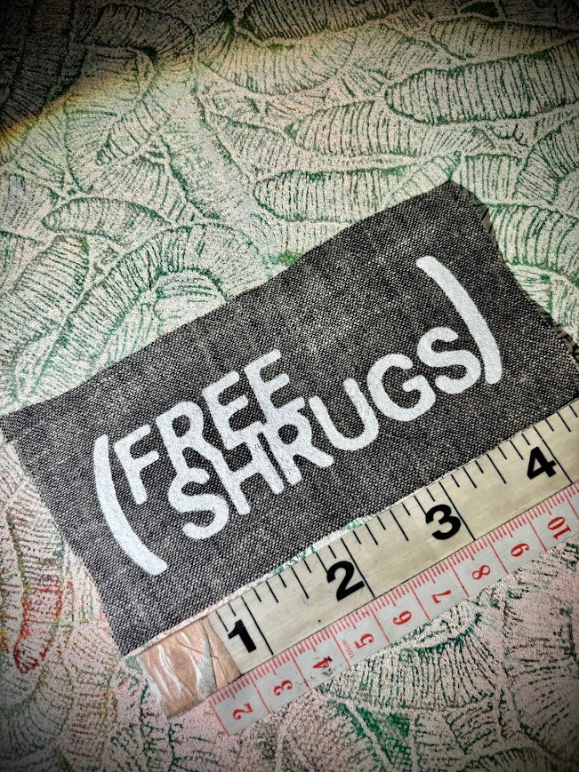 Free Shrugs sew on patch
