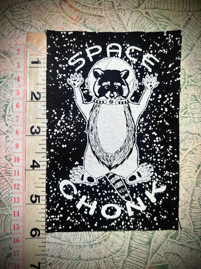 Space Chonk, Raccoon space traveler patch
