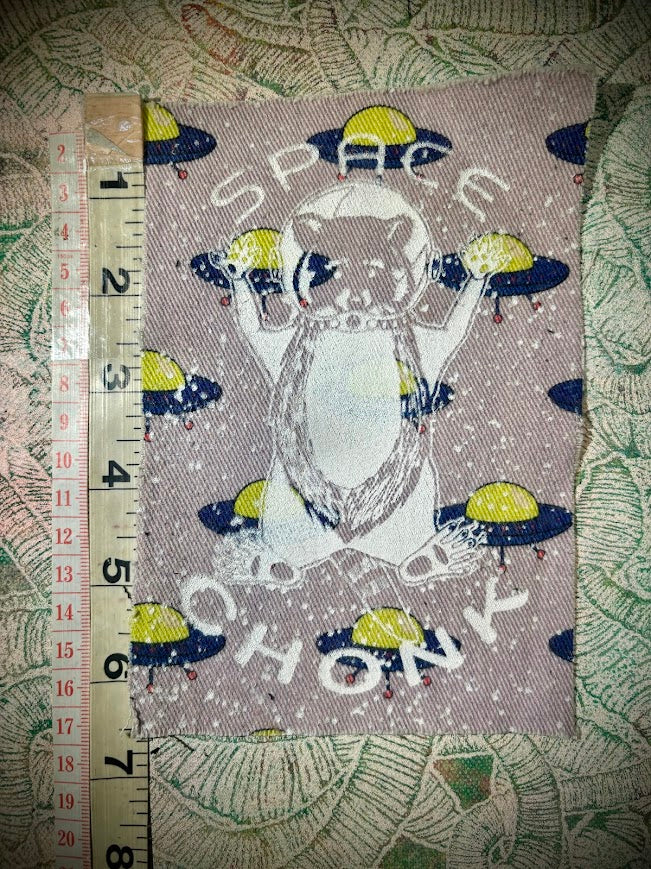 Space Chonk, Raccoon space traveler patch
