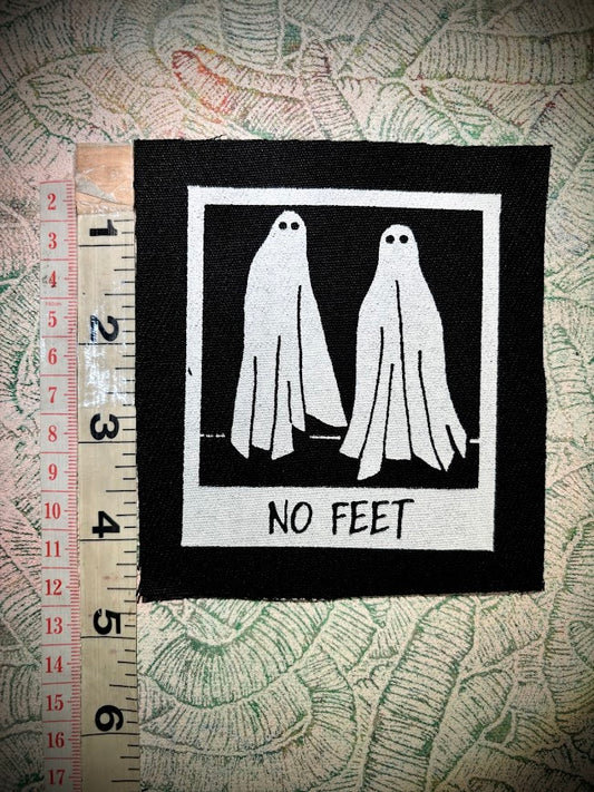 No Feet, sew on patch, from Beetlejuice
