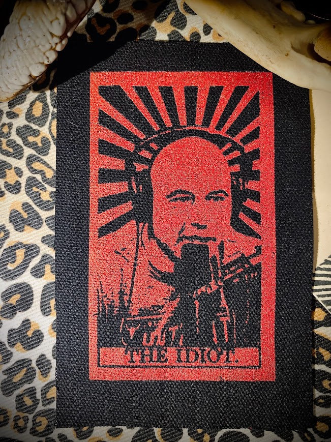 The Idiot tarot card featuring Joe Rogan. sew on patch