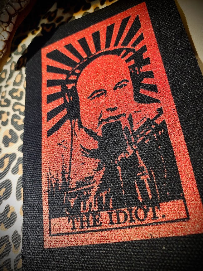 The Idiot tarot card featuring Joe Rogan. sew on patch