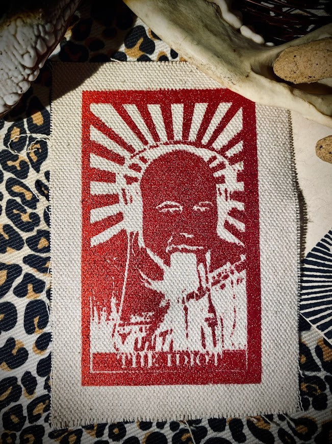 The Idiot tarot card featuring Joe Rogan. sew on patch