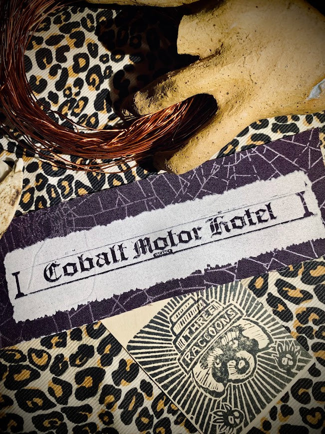 Cobalt Motor Hotel sew on patch, From East Van