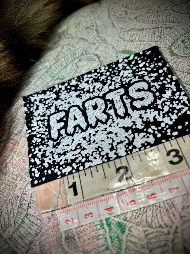 It's a patch that says Farts.
