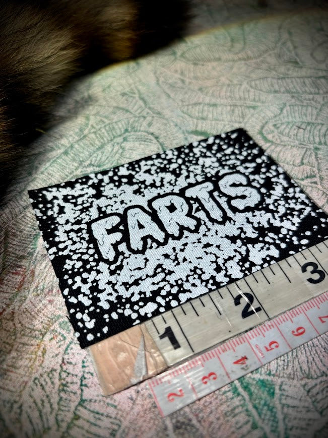 It's a patch that says Farts.