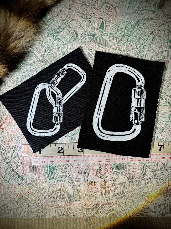 Carabiner patch.