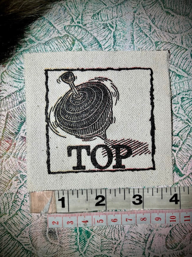 Top, completely innocent non double entendre patch
