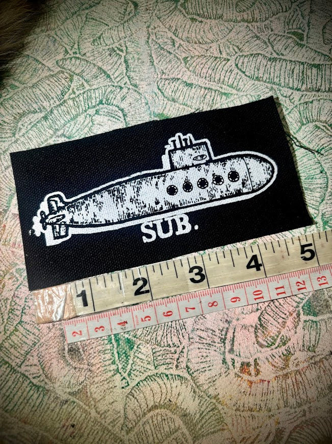 Sub patch. completely innocent boat related patch.  def not a double entendre at all