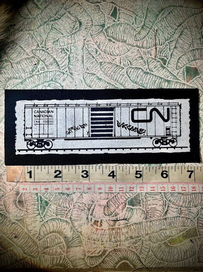 CN boxcar sew on patch