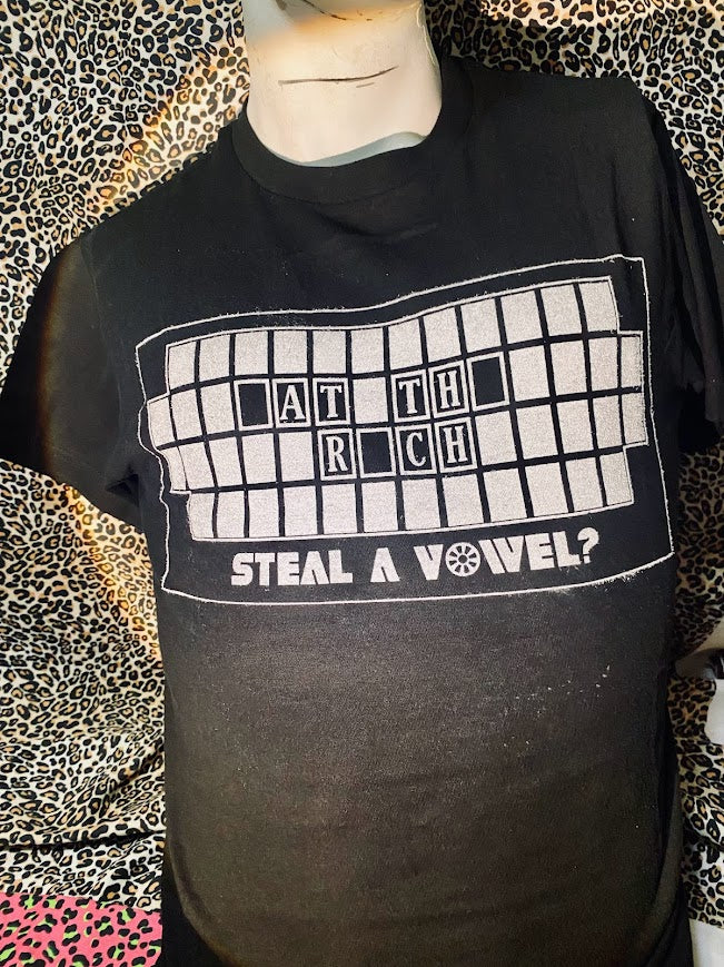 Steal a Vowel, Eat the rich. Wheel of fortune tee