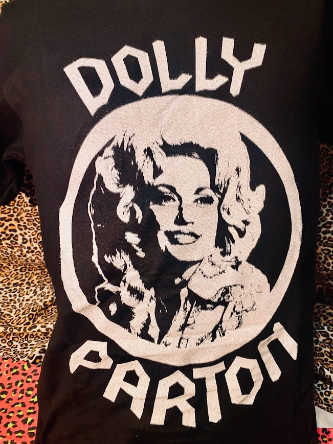 Dolly Parton heavy metal tee