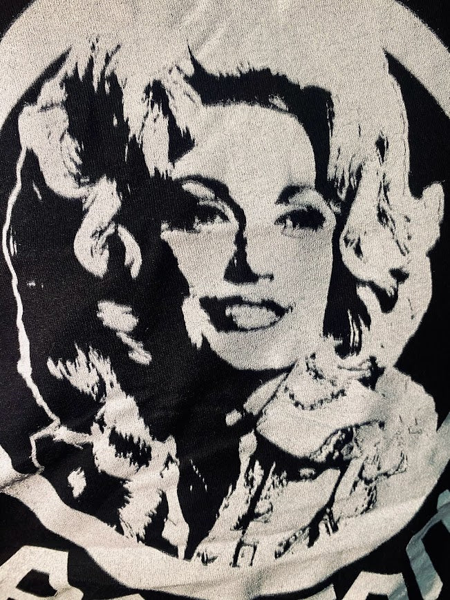 Dolly Parton heavy metal tee