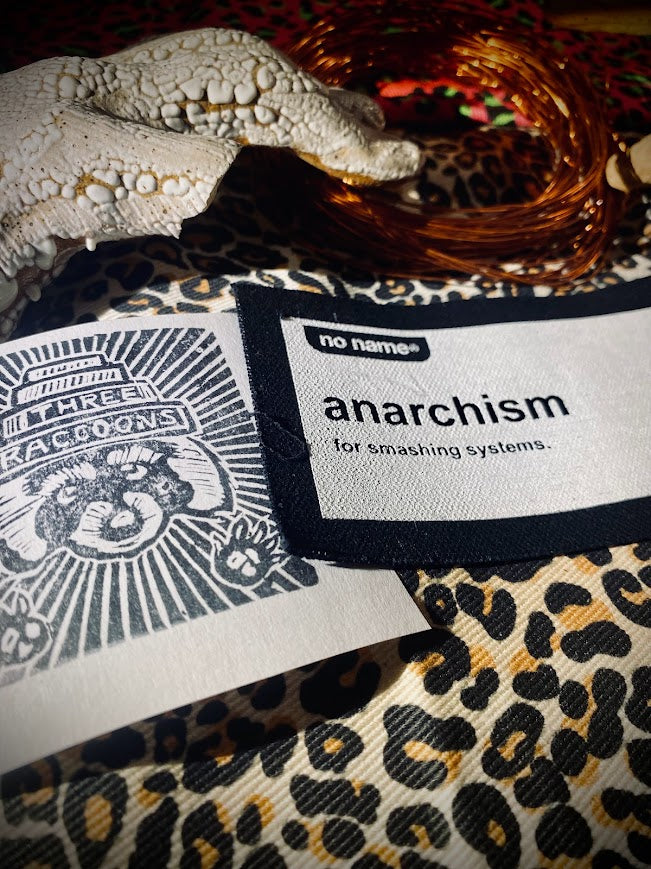 No Name, No Frills anarchism patch